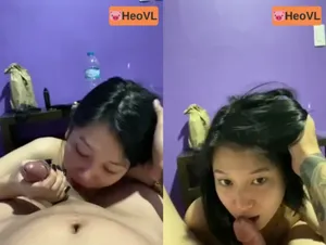 Anh đại ca xăm trổ số hưởng khi có con ghệ hết mực hầu hạ