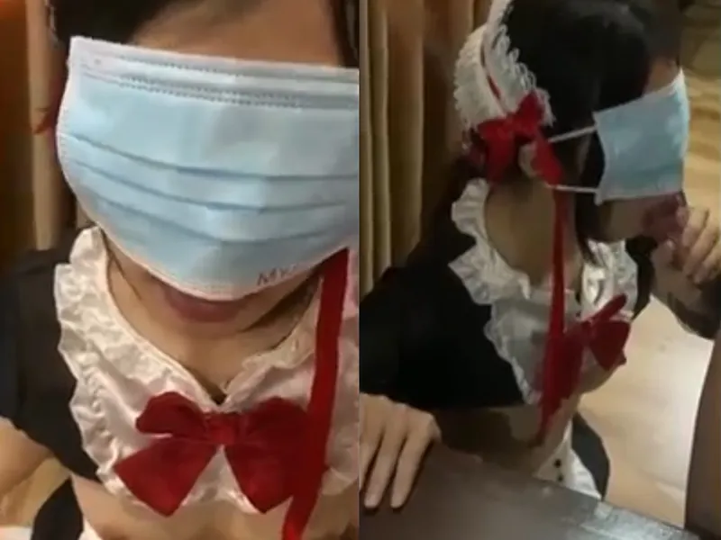 Gấu việt dâm cosplay nô lệ tình dục liếm bú con của quý điêu luyện